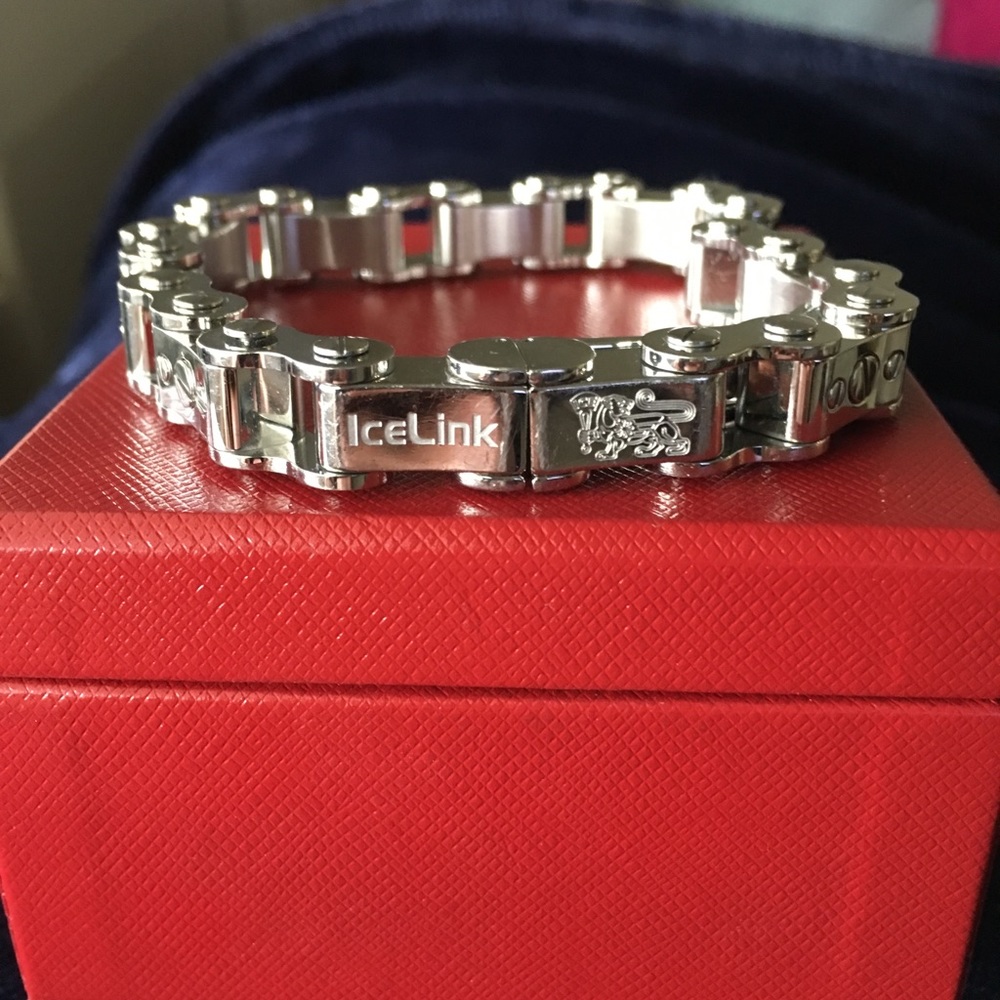 Ice Link Thick Stainless Steel Bicycle Braclet